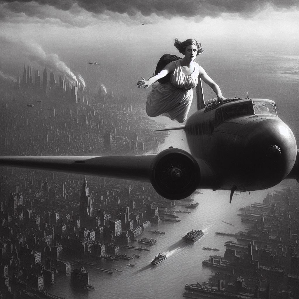 Women Aviators of World War 2 | 1 of 4 - AI art by Melanie Anne Phillips